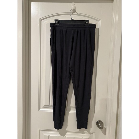 Tommy John Pants Size M Men’s Phantom Gray Brushed Rib Lounge Joggers Pull On - Picture 5 of 10